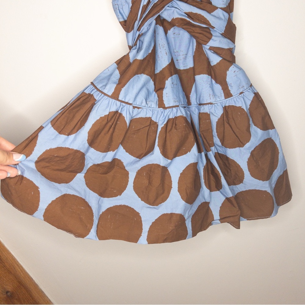 Farm Rio Anthropologie Bow-Front Mini Dress - Picture 4 of 11